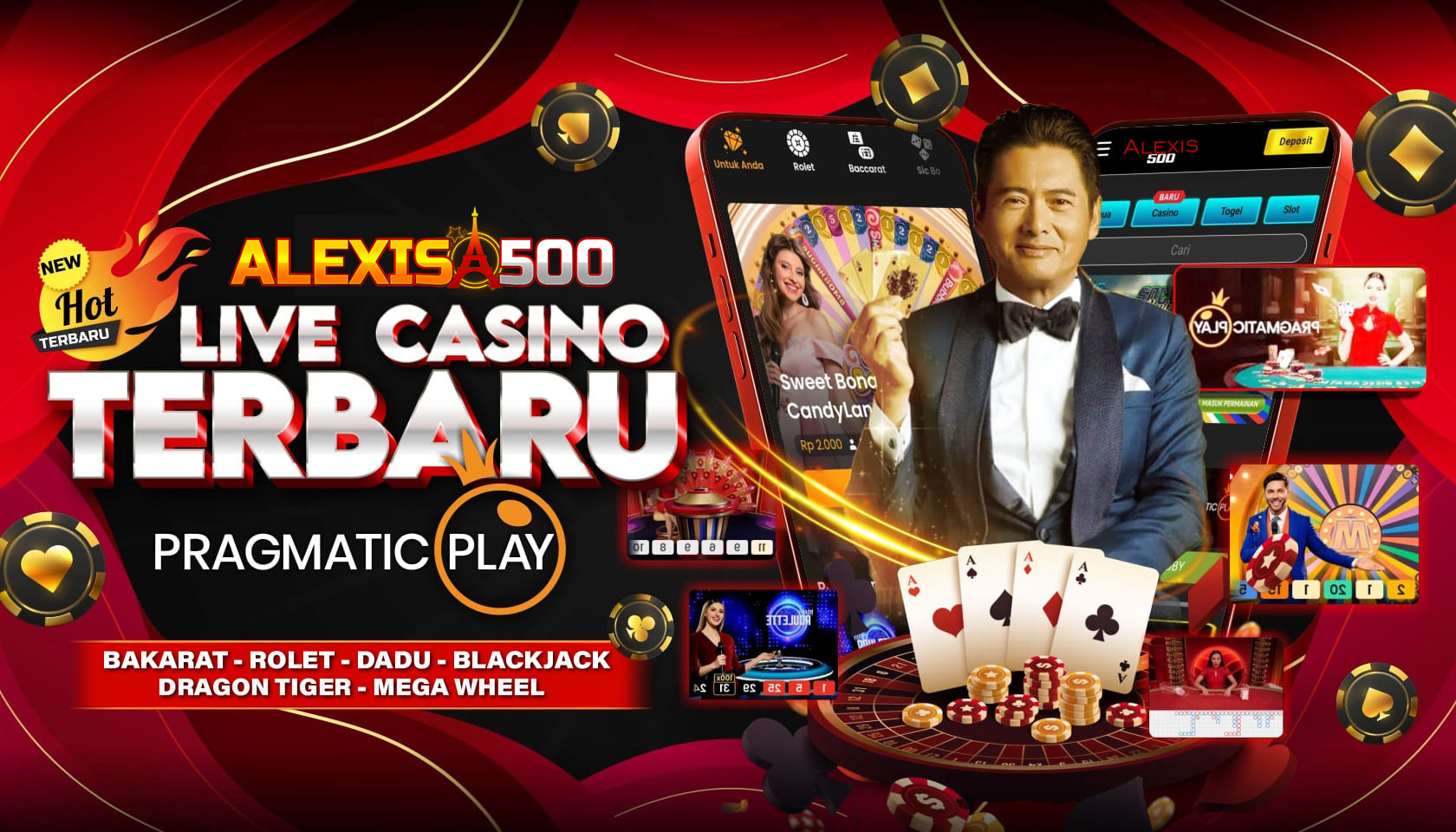 Kelebihan Bermain Live Casino Online di ALEXIS500